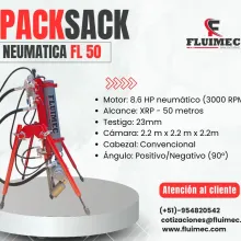 PACKSACK NEUMÁTICA FL50 calidad para extracción de muestras 