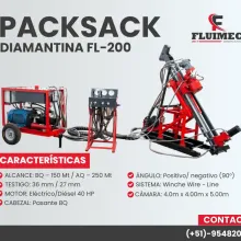 PACKSACK DIAMANTINA FL-200 maquina para mina - socavón 