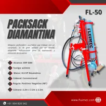  PACKSACK NEUMATICA FL-50 Equipo de perforación sondaje minero 