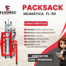 PACKSACK HIDRÁULICA FL-50 perforación de rocas