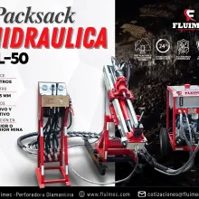 PACKSACK HIDRÁULICA FL50 Potencia y Precisión Diamantina