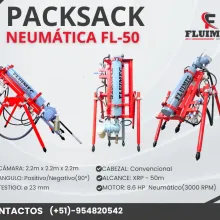 PACKSACK NEUMATICA FL-50 estudio de subsuelo en mina