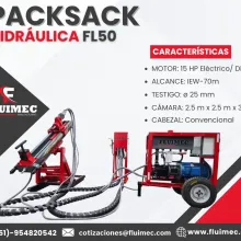  PACKSACK HIDRÁULICA FL-50 ubicación de vetas 