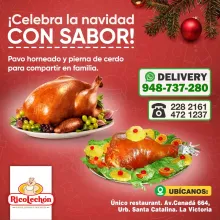 Celebra la navidad con sabor en Ricolechon