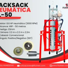 PACKSACK NEUMATICA FL-50 extrae muestras minerales 