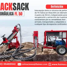 PACKSACK NEUMATICA FL-50 equipo para industria minera 