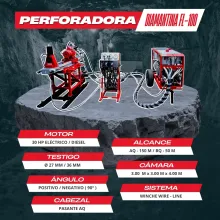 PACKSACK DIAMANTINA FL100 Equipo para mineria 
