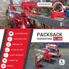PACKSACK DIAMANTINA FL-200 equipo para industria minera 