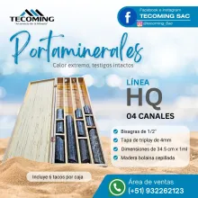 PORTAMINERALES HQ - MADERA 