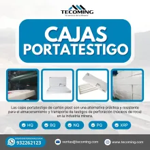 C AJAS PORTATESTIGO - CARTÓN PLAST 