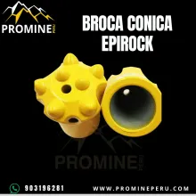 BROCA CÓNICA EPIROCK PERFORACIÓN PRECISA Y DURABLE