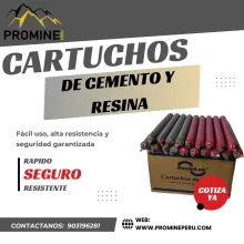 CARTUCHOS DE CEMENTO Y RESINA 