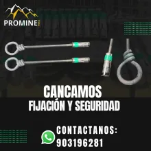 CÁNCAMOS FIJACIÓN SEGURA Y RESISTENTE