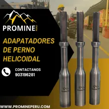 ADAPTADORES PERNO HELICOIDAL CONEXIÓN SEGURA Y RESISTENTE