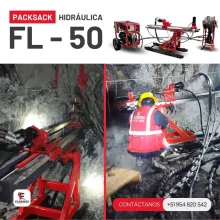 PACKSACK HIDRÁULICA FL50 equipos para mineria 