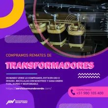 COMPRAMOS TRANSFORMADORES
