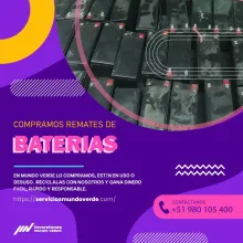 COMPRAMOS BATERIAS 