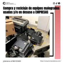 COMPRAMOS EQUIPOS MALOGRADOS
