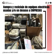 COMPRAMOS EQUIPOS ELECTRICOS 