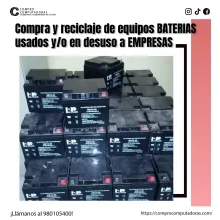 COMPRAMOS BATERIAS