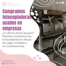 COMPRAMOS FOTOCOPIADORAS