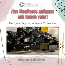 COMPRAMOS MONITORES