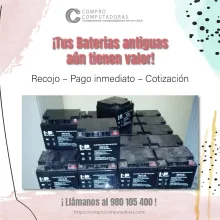 COMPRAMOS BATERIAS EN DESUSO 