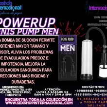  BOMBA DE SUCCION ESTIMULADOR DE LA ZONA INTIMA MASCULINA PARA MAYOR TAMAÑO Y GROSOR