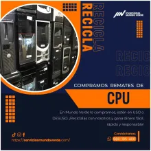 Compramos tus CPU en desuso estén operativas o no