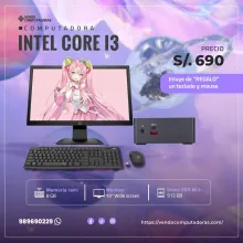 PC core i3 funcionando 100 