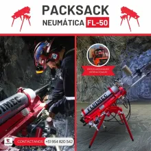 PACKSACK NEUMÁTICA FL50 equipo para industria minera 