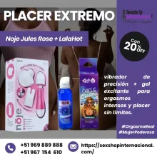  Combo Del Placer Extremo Noje Jules Rose LalaHot Morazul 100 ml 