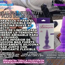 ANALIS PLEASURE BUTT PLUG BULBS PROBE DIVERSION SUAVE Y ENTRETENIDA