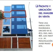 VENTA DPTO-OFICINA VISTA PANORAMICA EN JAVIER PRADO ESTE JUNTO A LA MOLINA