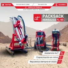 PACKSACK HIDRÁULICA FL50 trabajos en mineria 