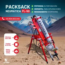 PACKSACK HIDRÁULICA FL50 TRABAJOS EN MINERIA