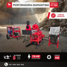 PERFORADORA PACKSACK FL-300 Explora hasta 300 