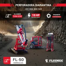 PACKSACK HIDRÁULICA FL-50 trabajos en socavon 