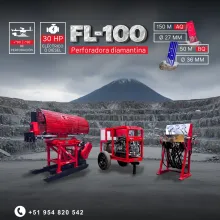 PERFORADORA PACKSACK FL-100 Explora hasta 150 m en AQ y 50 m